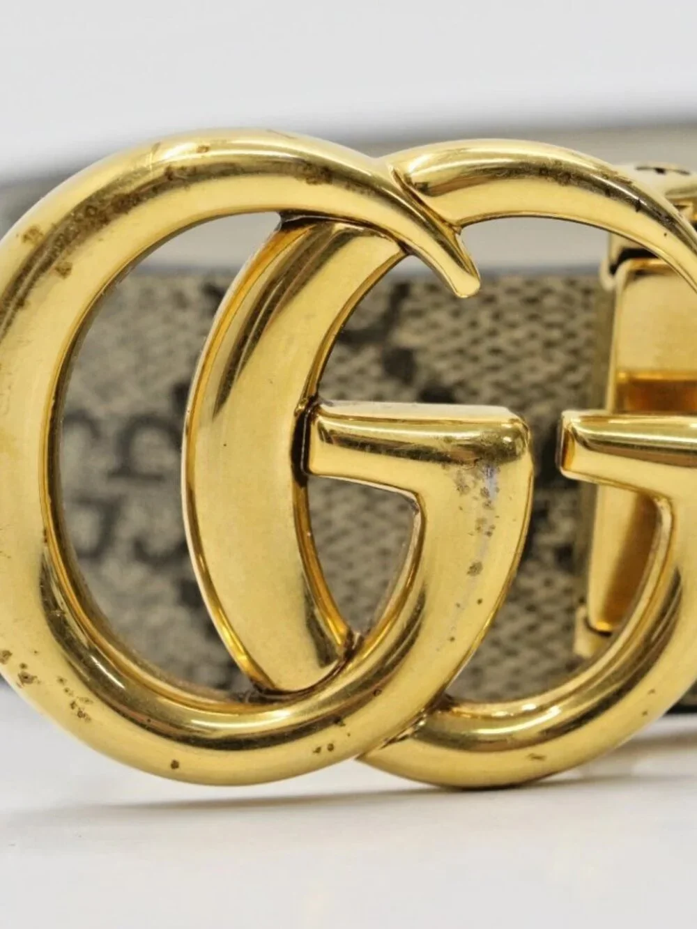 GUCCI GG Marmont 659417 Reversible Thin Belt Size 80/32